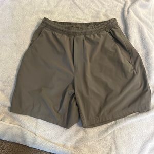 Lululemon tan shorts in a medium